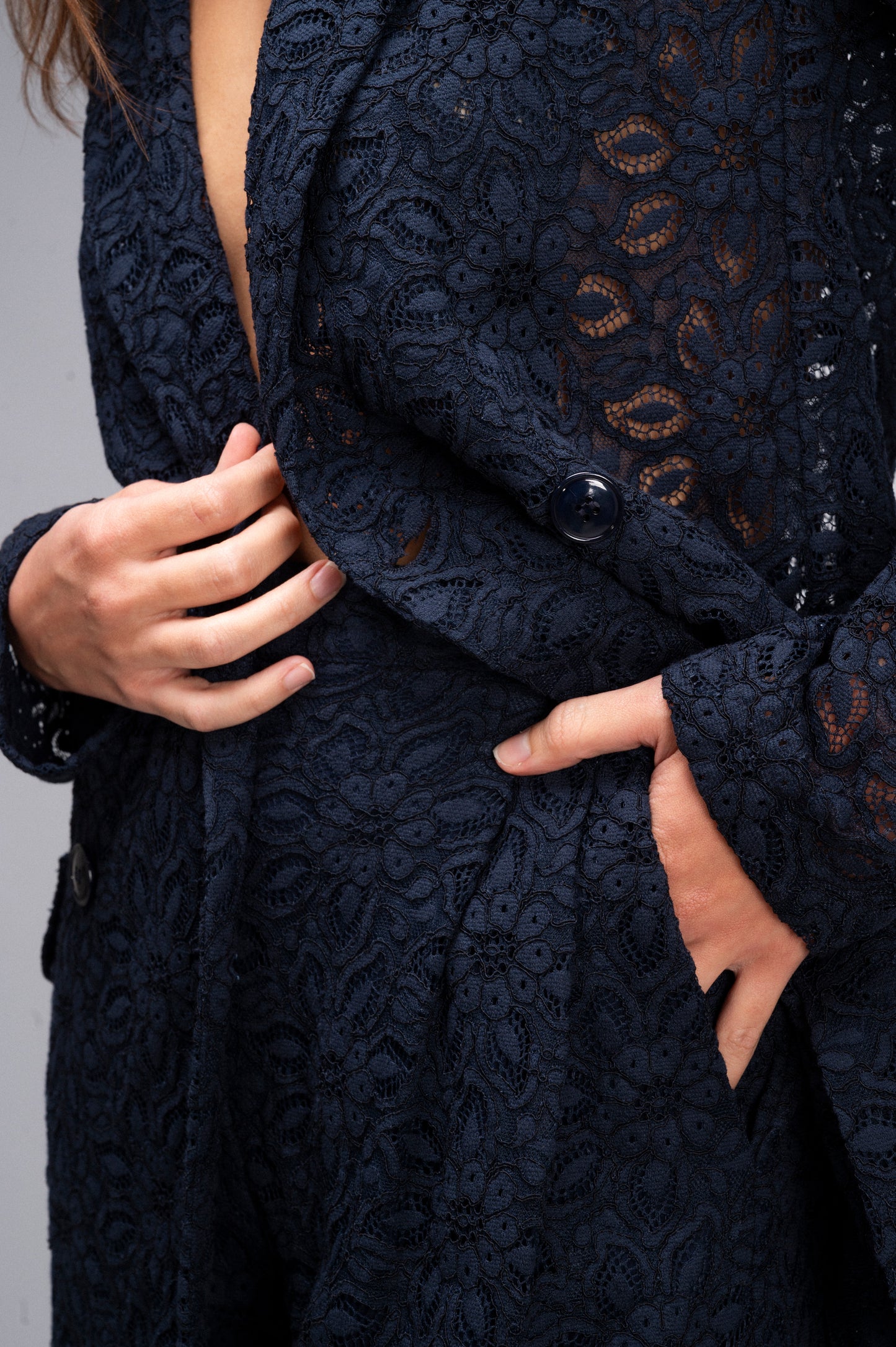 PANTALONE TAILLEUR PIZZO