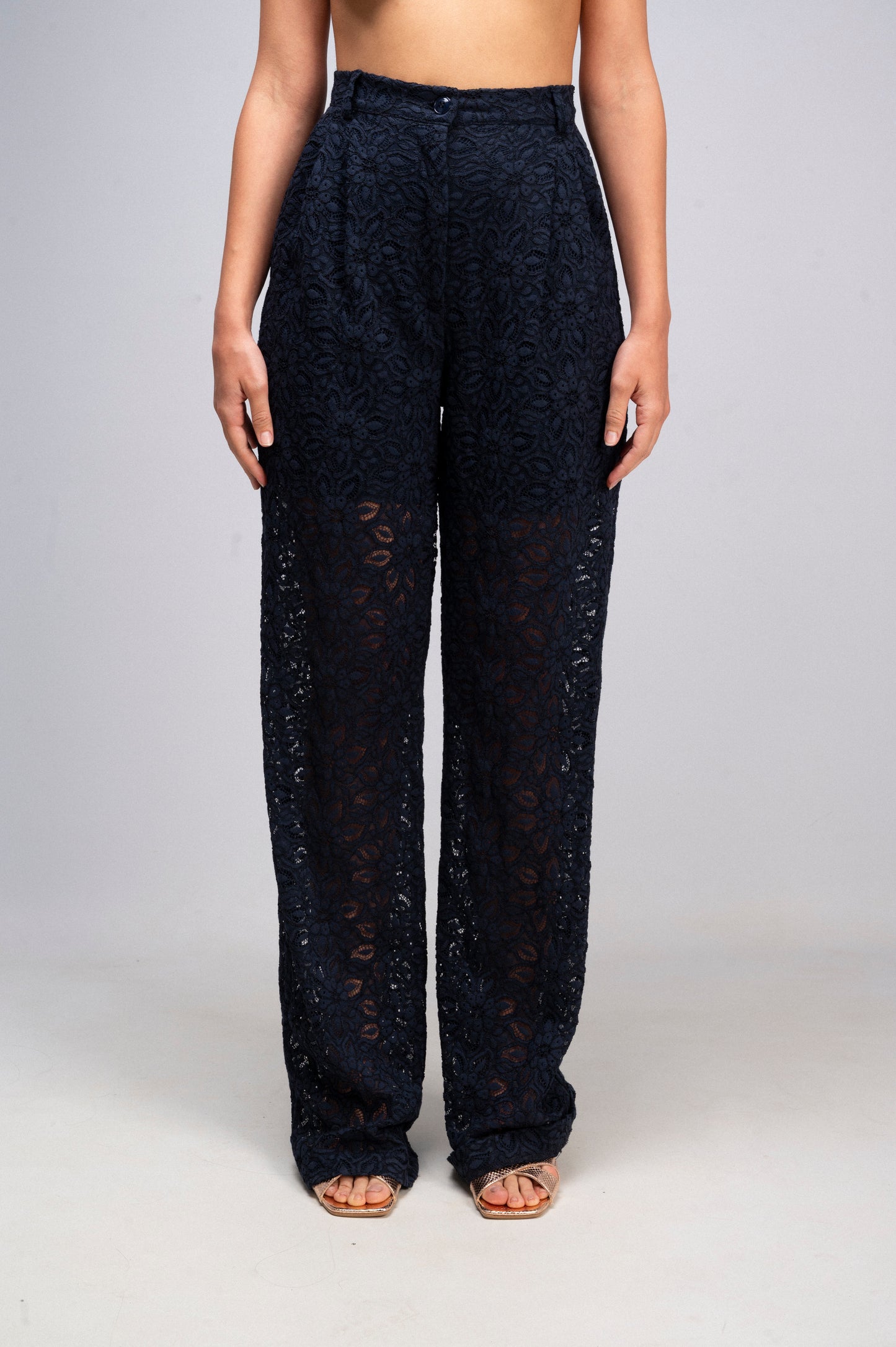 PANTALONE TAILLEUR PIZZO
