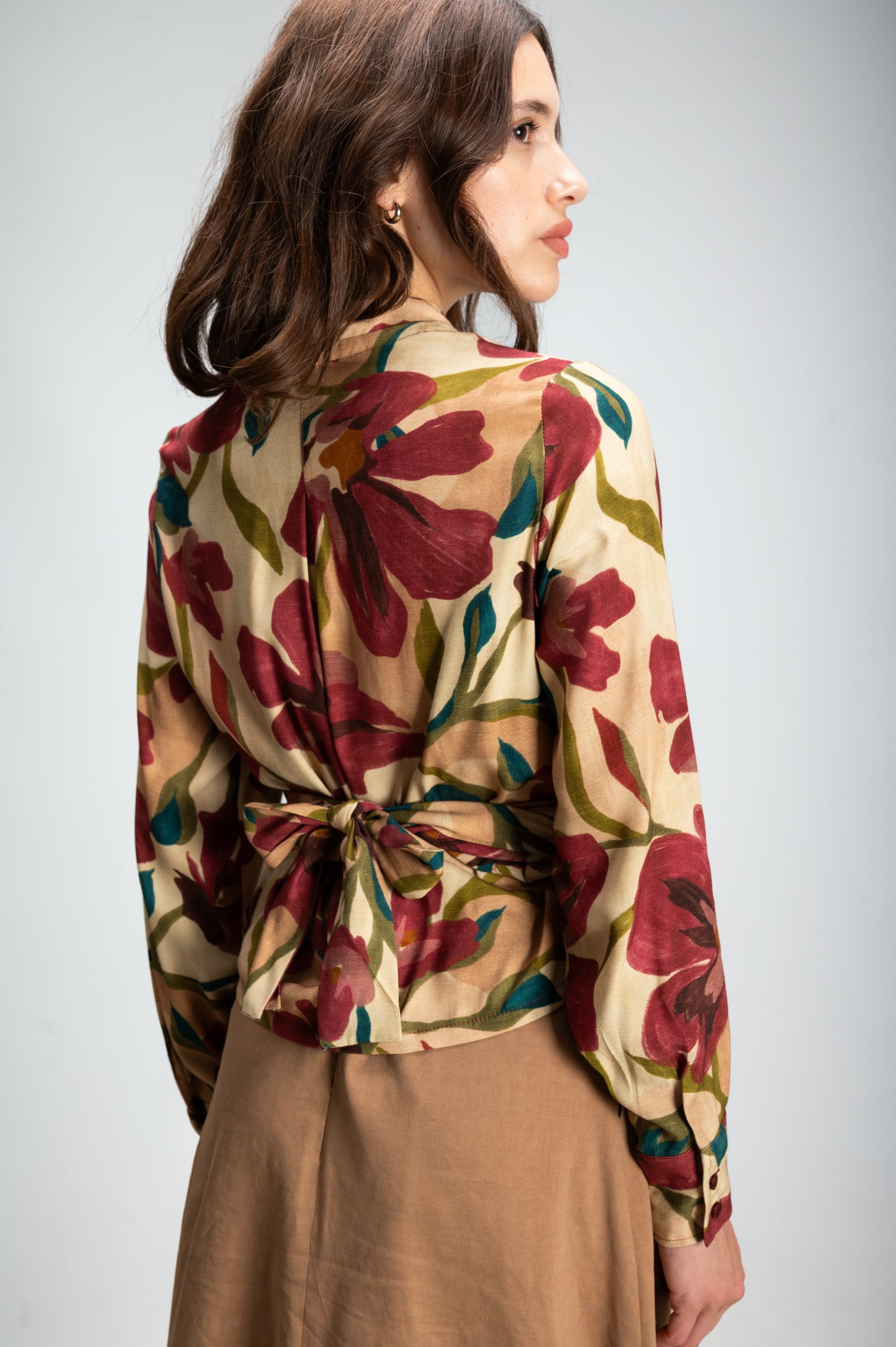 CAMICIA NODO SCALDACUORE FIORI