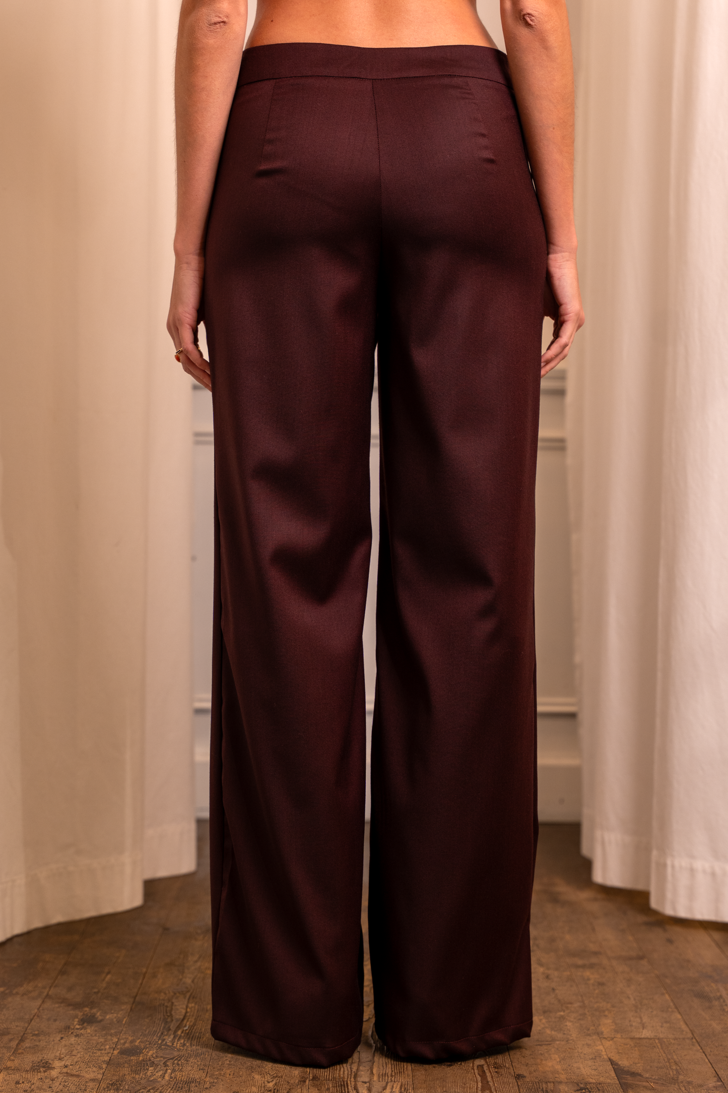 Pantaloni palazzo bottoni