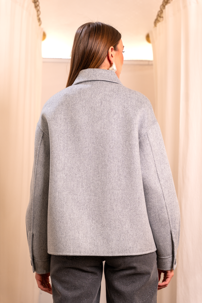 Giacca in lana doppia