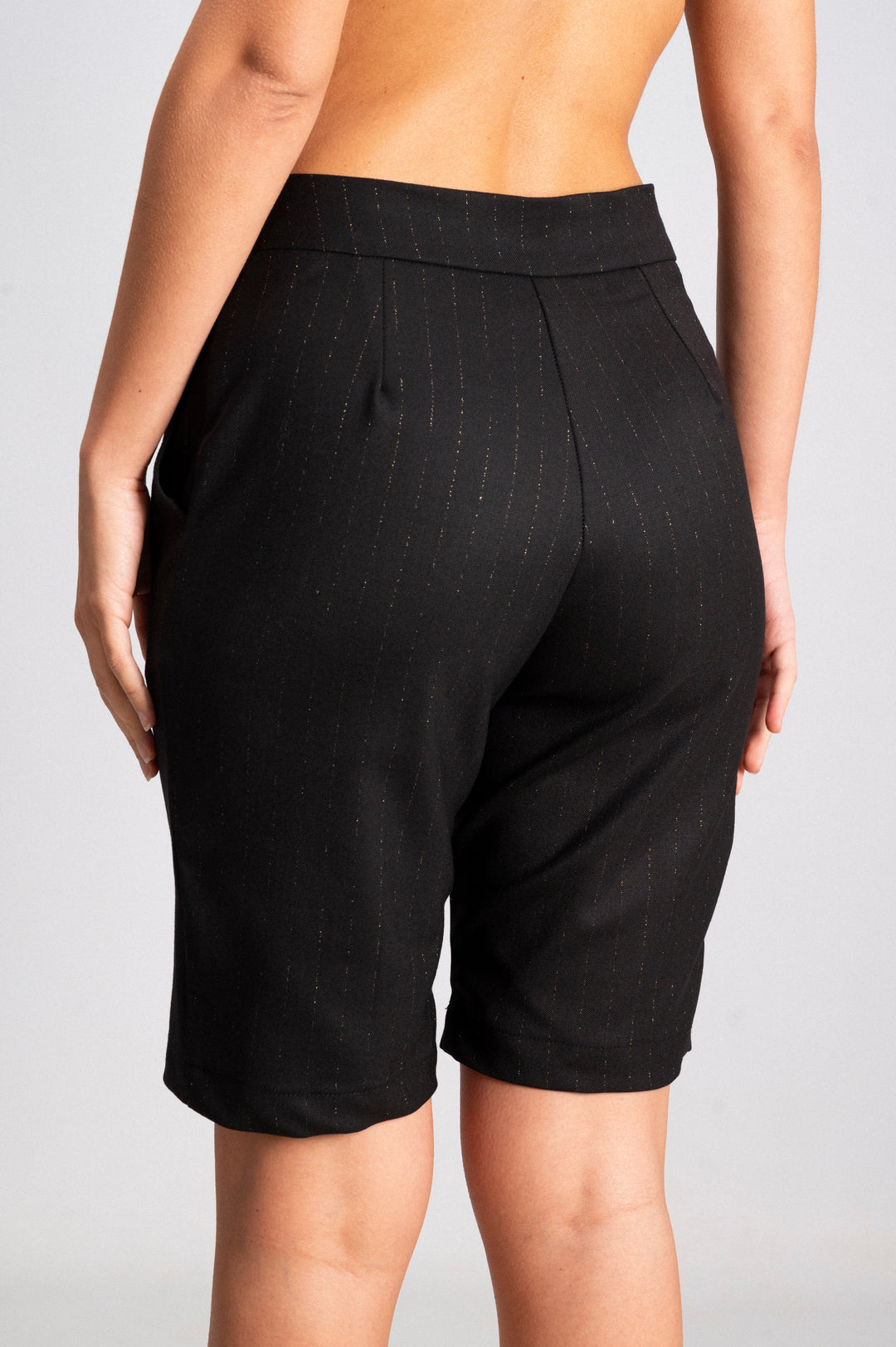 PINSTRIPED PINOCCHETTO TROUSERS