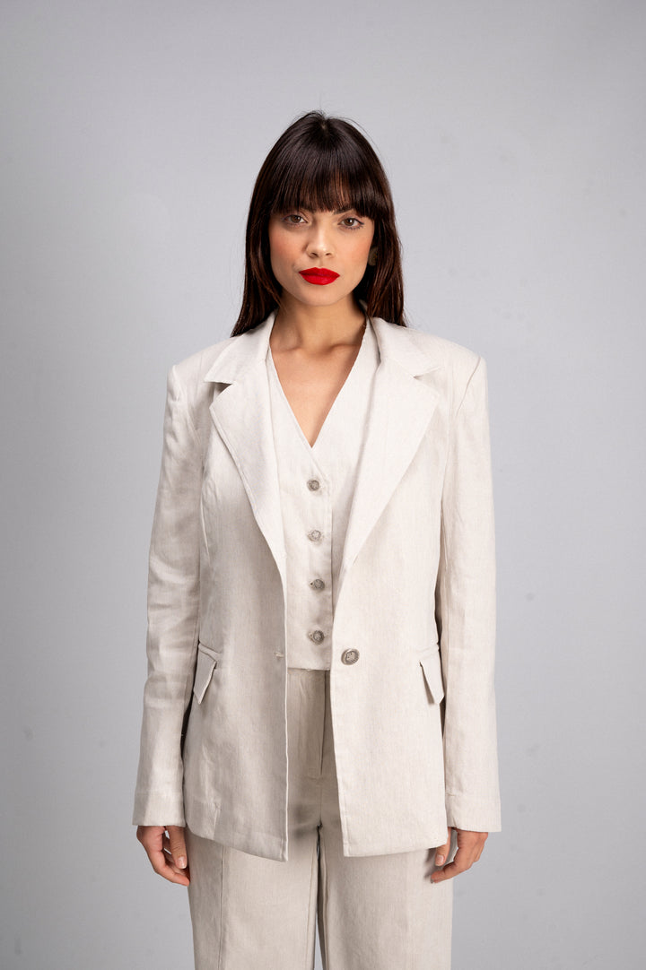 LINEN TAIULLEUR JACKET