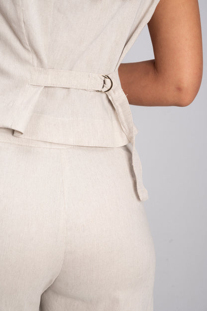 Gilet Tailleur Lino