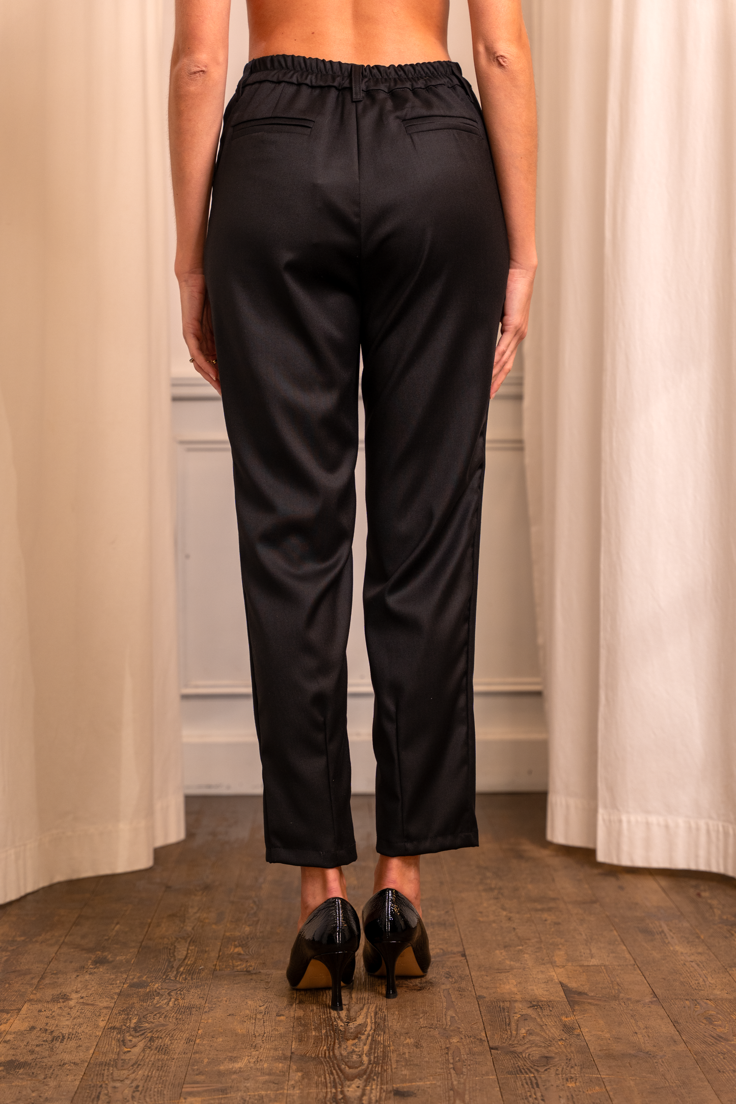 Pantalone chino nero