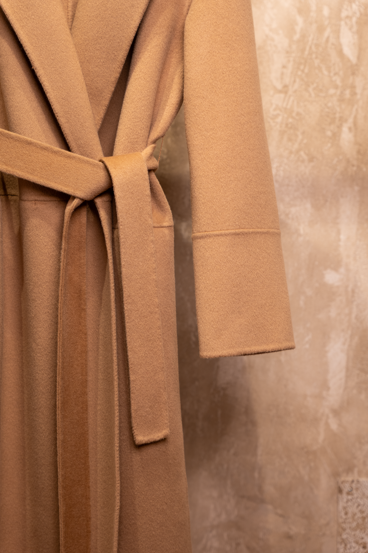 Cappotto Lana Vergine Cappuccio - Modello Accappatoio Made in Italy