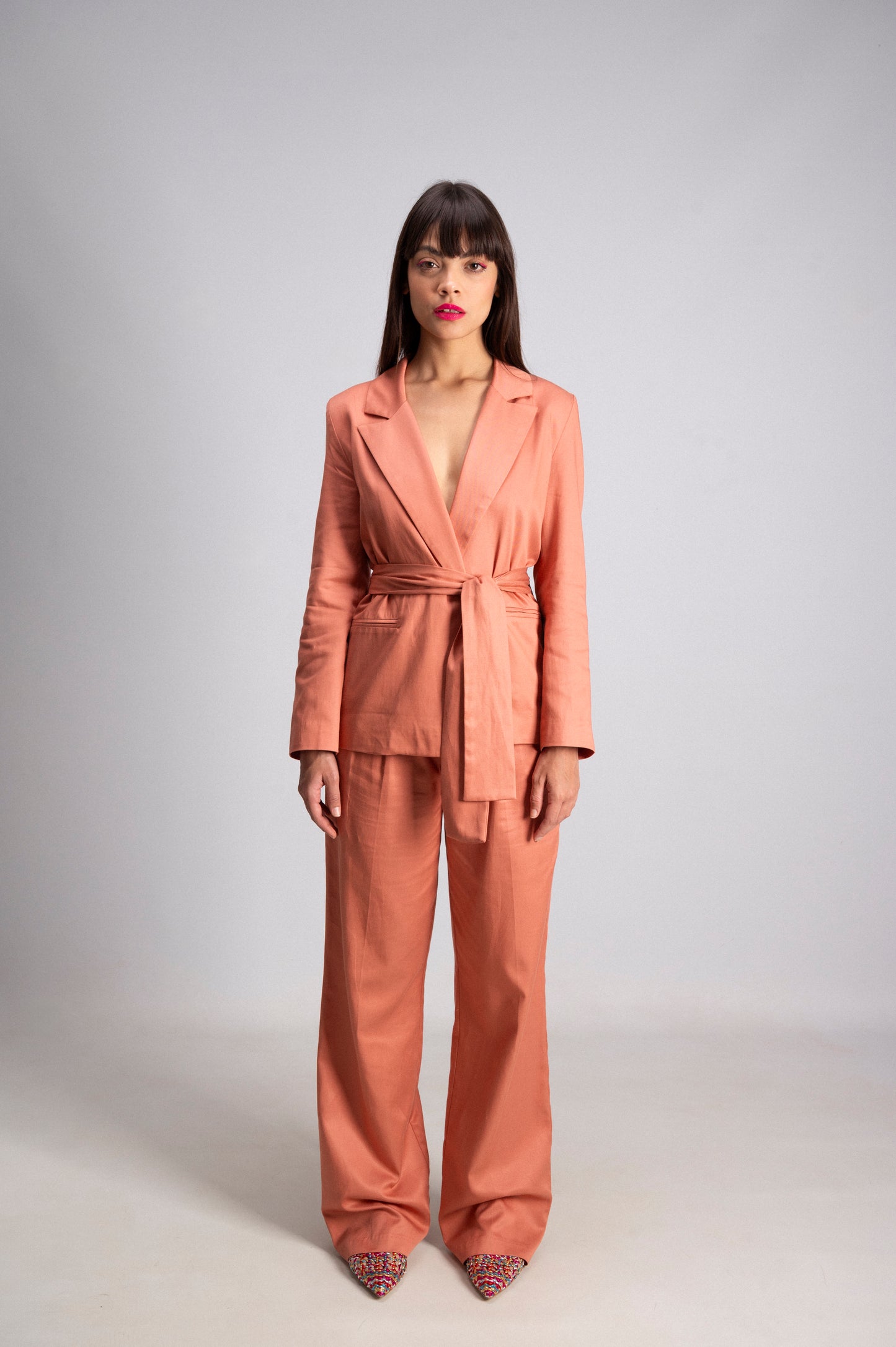 Giacca Kimono Pesca
