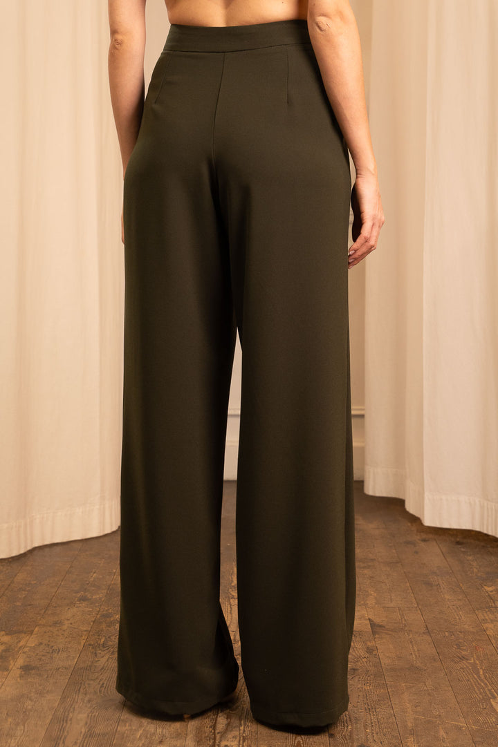 Pantalone Palazzo Pince Verde