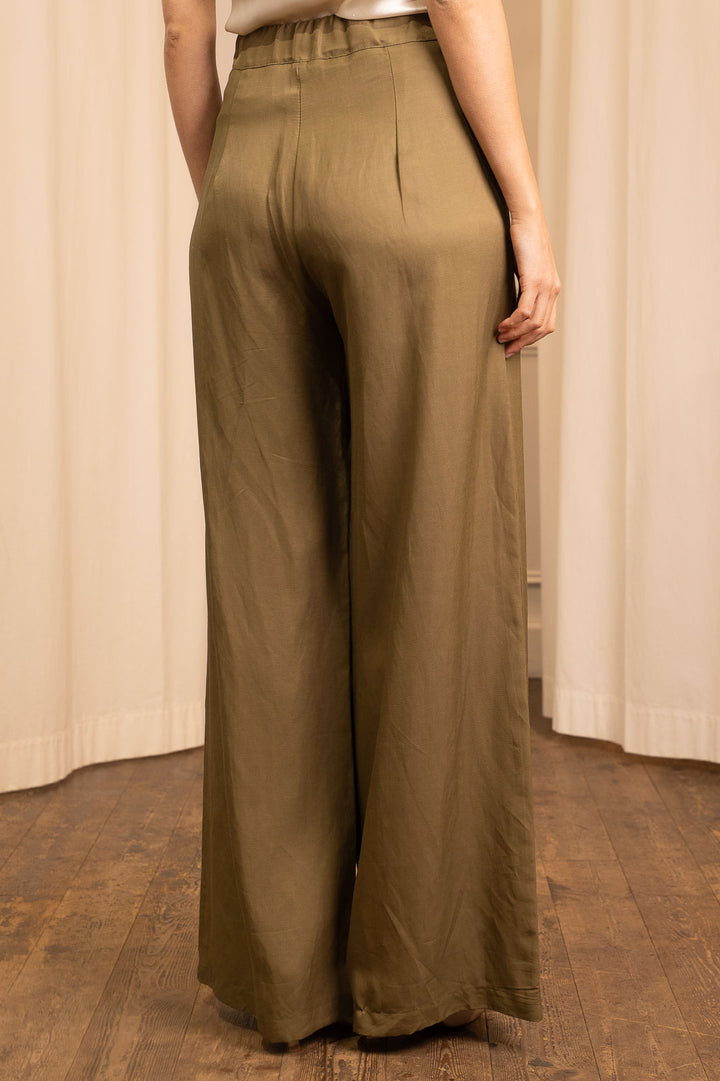 Pantalone lino e viscosa