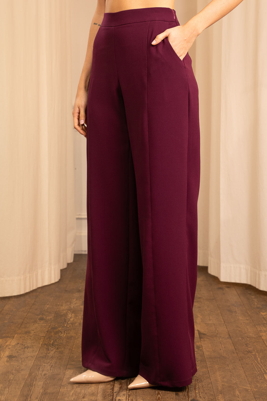 Pantalone Bacchetta Sartoriale in Cadì – ciclamino (Copia)
